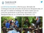 Localiza Fiscalía QRoo presuntas narcofosas en Cancún