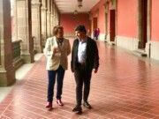 Solidaridad | Acuerda Laura Beristain con Jesús Ramírez fortalecer la comunicación en Solidaridad