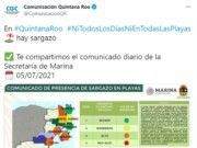 Recales de sargazo en QRoo siguen siendo elevados e incluso excesivos