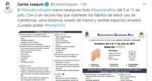 Registra QRoo nuevo récord de contagios Covid-19