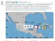 Prevén impacto de «Grace» en QRoo en la madrugada de mañana jueves