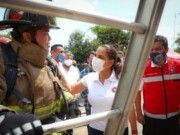 BJ | Brindar herramientas a bomberos, la mejor forma de dignificar su trabajo: Mara