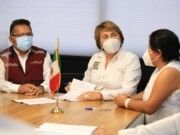 Solidaridad | Reitera Laura Beristain su respaldo al Tren Maya ante representantes de la SCT
