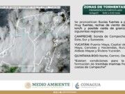 Regresan lluvias fuertes a Quintana Roo y Yucatán