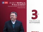 El senador José Luis Pech presentará tercer informe legislativo en Chetumal