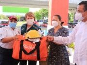 Solidaridad | Laura Beristain entrega a los bomberos nuevas unidades y equipos de protección