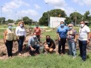 Bacalar | Zetina Aguiluz coloca primera piedra de Centro de Desarrollo Comunitario en Andrés Q. Roo