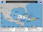 Emiten autoridades alerta azul por «Grace»
