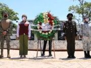 Solidaridad | Con la asistencia de mandos militares se conmemora en Solidaridad a los Niños Héroes