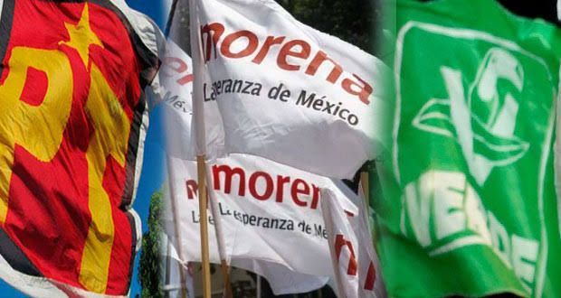 Alianza gubernatura Morena-PVEM-PT