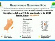 Regresará QRoo al color amarillo… en semáforo epidemiológico federal