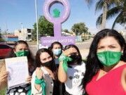 Chetumal | Feministas presentan iniciativa ciudadana pro aborto en el Congreso de Quintana Roo