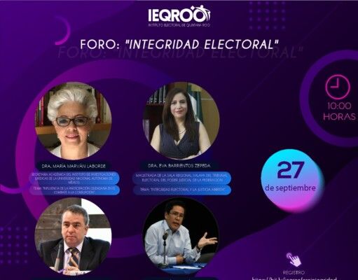Realizará Ieqroo foro «Integridad Electoral»