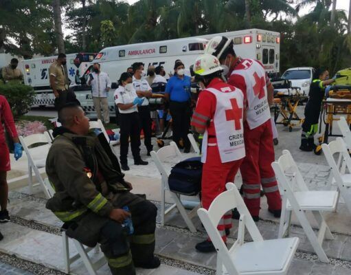 Reportan incendio en Hotel Dreams, en Cancún