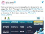 Registra QRoo tres días sin defunciones por Covid-19