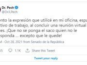 Pech es nota nacional por pifia con micrófono abierto