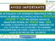 Amplía Sefiplan plazo de venta de alcohol para bares y restaurantes en QRoo Sefiplan