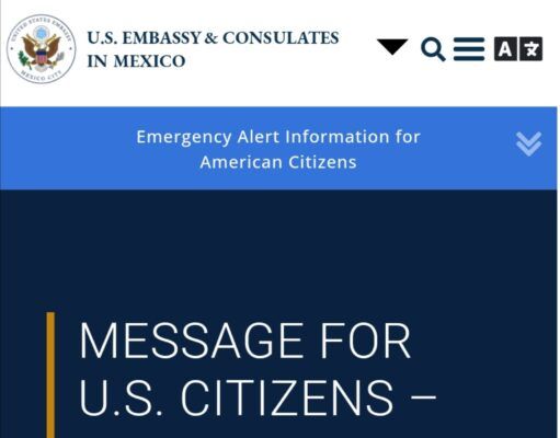 Emite aviso embajada de Estados Unidos por hechos de inseguridad en Puerto Morelos