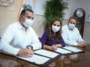 Firman intención de hermanamiento entre Cancún y Mérida