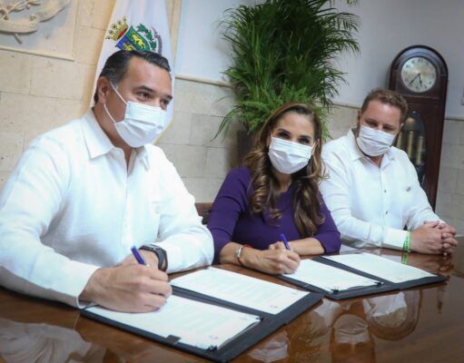 Firman intención de hermanamiento entre Cancún y Mérida