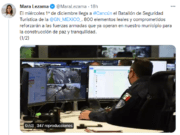 BJ | Confía Mara Lezama en que Batallón de Seguridad garantice paz y tranquilidad