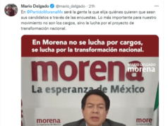 Reitera Mario Delgado método de encuestas para definir candidatos a gubernaturas