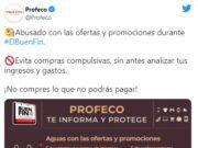 Pide Profeco analizar descuentos y promociones del Buen Fin