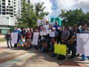 Protesta veterinarios de Cancún contra la iniciativa de Ley de Bienestar Animal