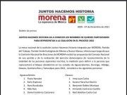 Define Morena lista de «candidateables» por la gubernatura