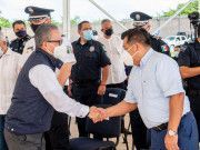Recibe Policía de Tulum equipamiento por la Secretaría de Seguridad Pública Q. Roo