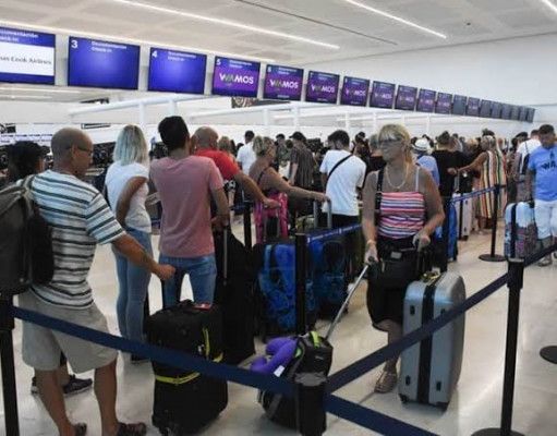 Registra Aeropuerto Internacional de Cancún 617 operaciones