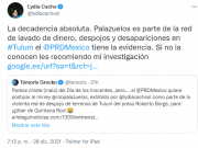 Palazuelos en parte de la red de lavado de dinero, despojos y desapariciones en Tulum: Lydia Cacho