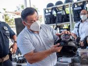 Tulum | Entrega Marciano Dzul equipo administrativo y policial para fortalecer a la corporación