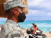 Mantiene Batallón de Seguridad Turística de la Guardia Nacional vigilancia en destinos turísticos