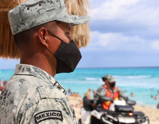 Mantiene Batallón de Seguridad Turística de la Guardia Nacional vigilancia en destinos turísticos