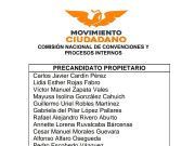 Define MC sus precandidaturas a diputaciones locales; entre ellos Carlos Cardín