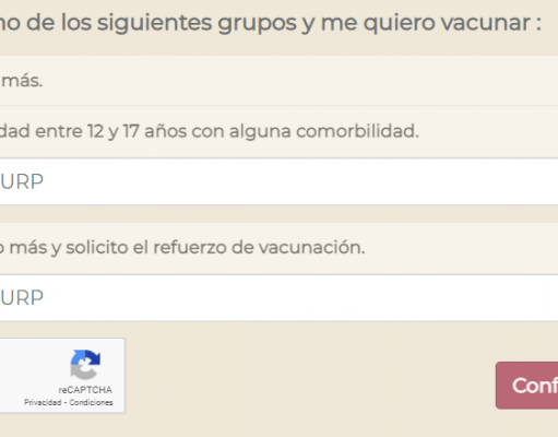 Abren registro de tercera dosis contra Covid-19 para personas de 40 a 59 años de edad