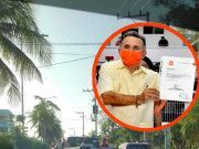 Utilizó Pech Várguez vehículos rotulados de Morena para acarrear seguidores a su registro como candidato de MC