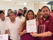 Registra Morena como pluris a Marybel Villegas, Humberto Aldana y líder estatal del SNTE