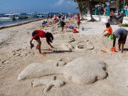 Puerto Morelos, sede del Encuentro Estatal de Esculturas en Arena