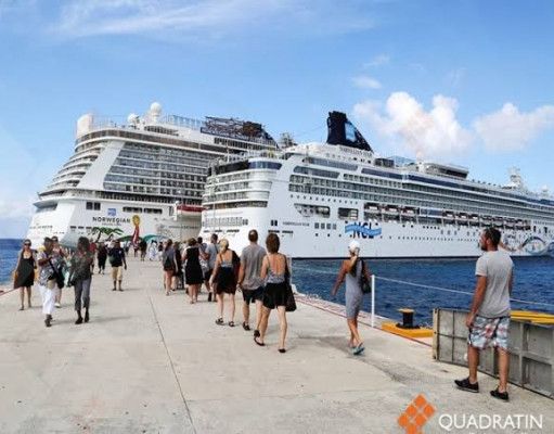 Prevén 576 cruceros durante seis meses en QRoo