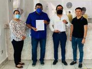 Denuncian dirigentes del PAN-PRD portales con campaña negra contra Laura Fernández