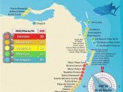 Hoy jueves, 20 playas de QRoo registran un recale excesivo de sargazo