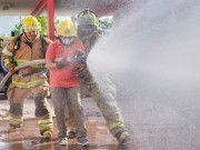 Cozumel | Niños y jóvenes con Síndrome de Down se convierten en bomberos por un día