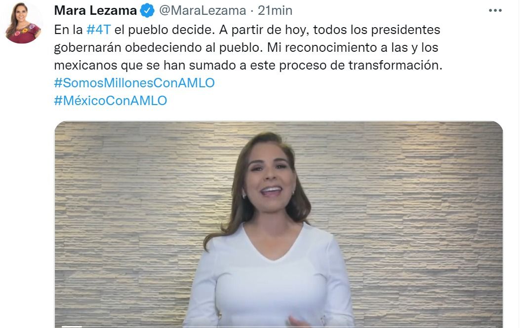Mara Lezama pueblo cambio