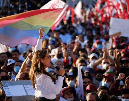 Multitudinario arranque | “Tenemos que recuperar la gestión de un estado consumido por la apatía”: Mara Lezama