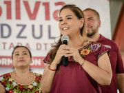 Mara Lezama y Silvia Dzul encienden motores de Morena en defensa de la Cuarta Transformación en la zona maya