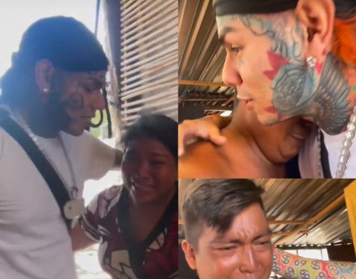 Tekashi 6ix9ine regala un millón de pesos a familia de escasos recursos de Cancún