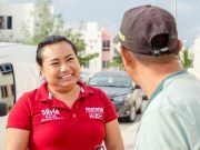 Suma simpatizantes Silvia Dzul en Solidaridad y Tulum