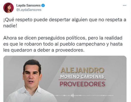 Da a conocer Layda Sansores supuestos nuevos audios de Alito Moreno
